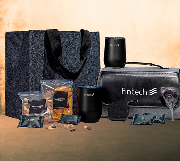 Custom branded corporate gift set for Cape Town business campaigns