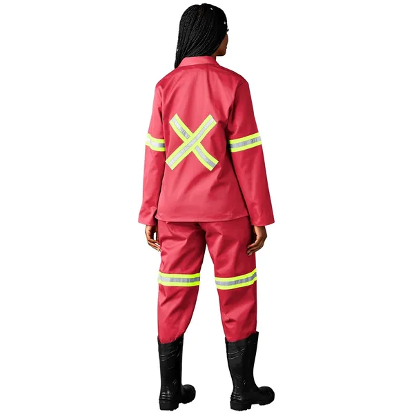 Trade Polycotton Conti Suit - Reflective Arms, Legs & Back - Yellow Tape Trade Polycotton Conti Suit - Reflective Arms, Legs & Back - Yellow Tape