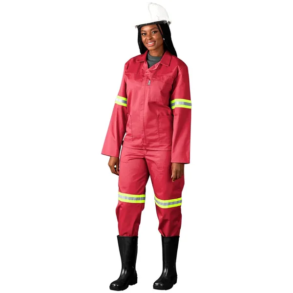 Trade Polycotton Conti Suit - Reflective Arms, Legs & Back - Yellow Tape Trade Polycotton Conti Suit - Reflective Arms, Legs & Back - Yellow Tape