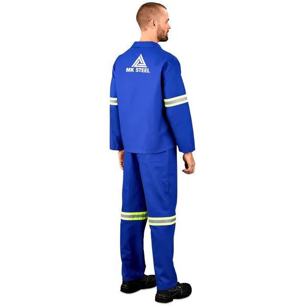 Technician 100% Cotton Conti Suit - Reflective Arms & Legs - Yellow Tape Technician 100% Cotton Conti Suit - Reflective Arms & Legs - Yellow Tape