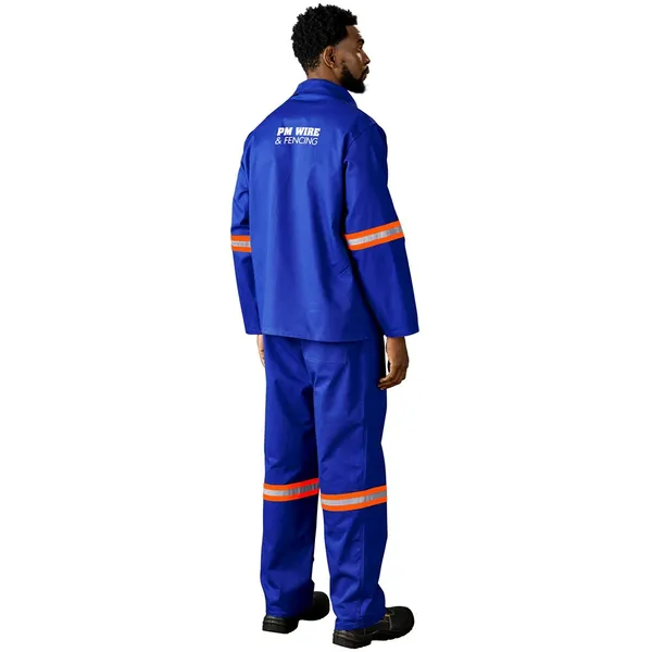 Artisan Premium 100% Cotton Pants - Reflective Legs - Orange Tape Artisan Premium 100% Cotton Pants - Reflective Legs - Orange Tape