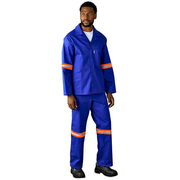 Artisan Premium 100% Cotton Pants - Reflective Legs - Orange Tape Artisan Premium 100% Cotton Pants - Reflective Legs - Orange Tape