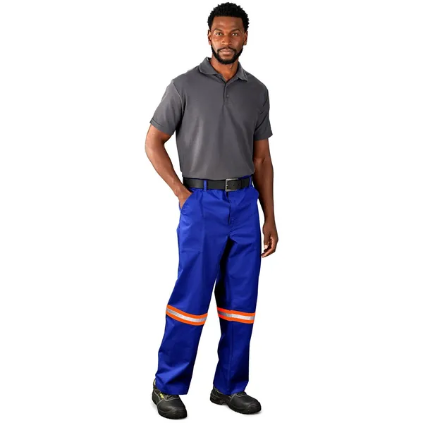 Artisan Premium 100% Cotton Pants - Reflective Legs - Orange Tape Artisan Premium 100% Cotton Pants - Reflective Legs - Orange Tape