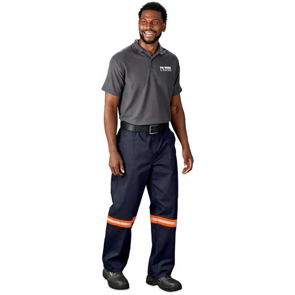 Artisan Premium 100% Cotton Pants - Reflective Legs - Orange Tape Artisan Premium 100% Cotton Pants - Reflective Legs - Orange Tape