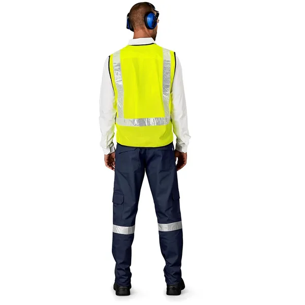 Airport Hi-Viz Reflective Full Zip Vest Airport Hi-Viz Reflective Full Zip Vest