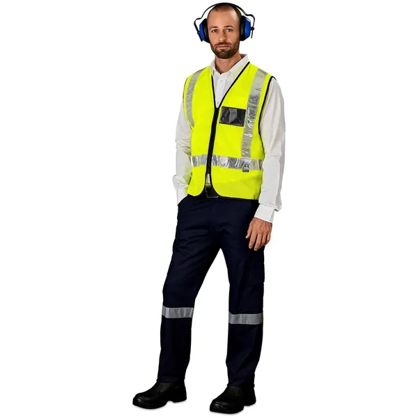 Airport Hi-Viz Reflective Full Zip Vest Airport Hi-Viz Reflective Full Zip Vest