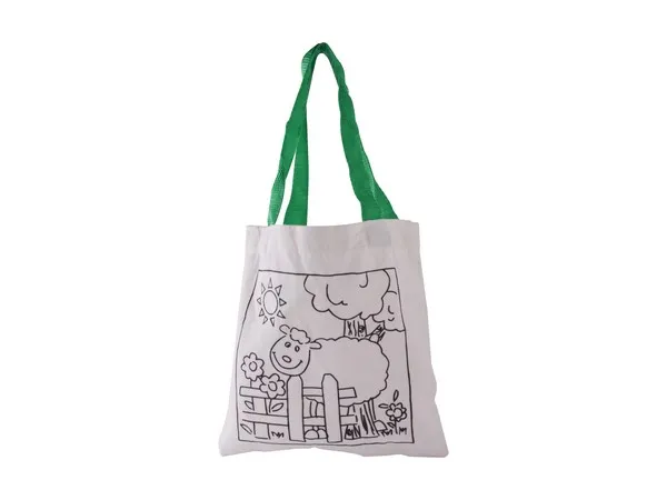 Mini Colour-In Design Cotton Bag Mini Colour-In Design Cotton Bag