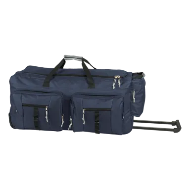 Dual Front Pocket Rolling Travel Duffel Dual Front Pocket Rolling Travel Duffel