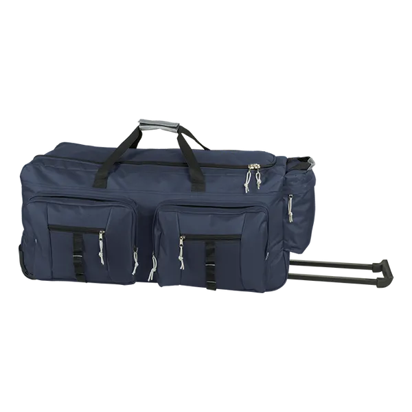 Dual Front Pocket Rolling Travel Duffel Dual Front Pocket Rolling Travel Duffel