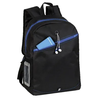 Backpack With Contrast Colour Diagonal Zip Backpack With Contrast Colour Diagonal Zip