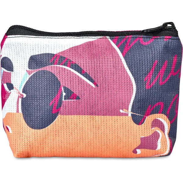 Hoppla Leanne RPET Stitch-Bond Mini Toiletry Bag Hoppla Leanne RPET Stitch-Bond Mini Toiletry Bag