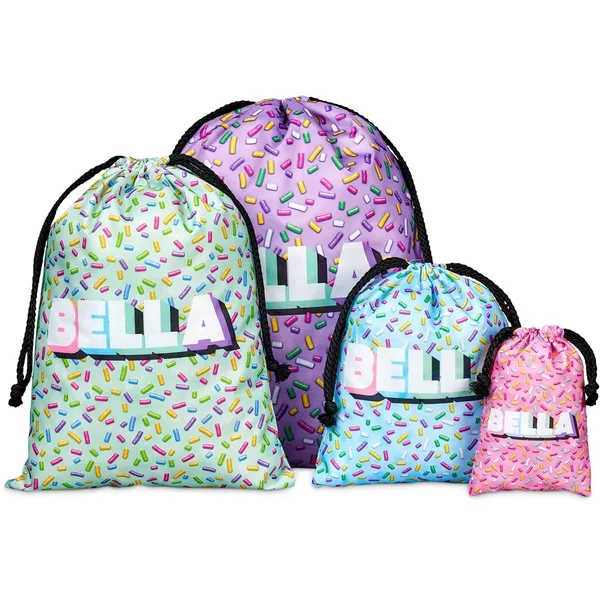 Hoppla Atlantic Mini Polyester Drawstring Pouch Hoppla Atlantic Mini Polyester Drawstring Pouch
