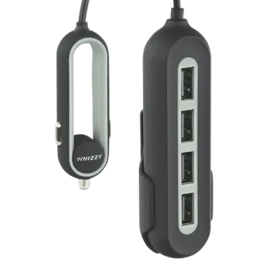 Whizzy 4 Port USB Car Charger Whizzy 4 Port USB Car Charger