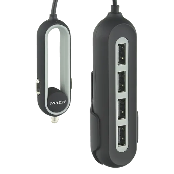 Whizzy 4 Port USB Car Charger Whizzy 4 Port USB Car Charger