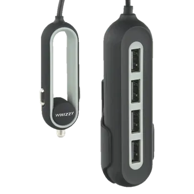 Whizzy 4 Port USB Car Charger Whizzy 4 Port USB Car Charger