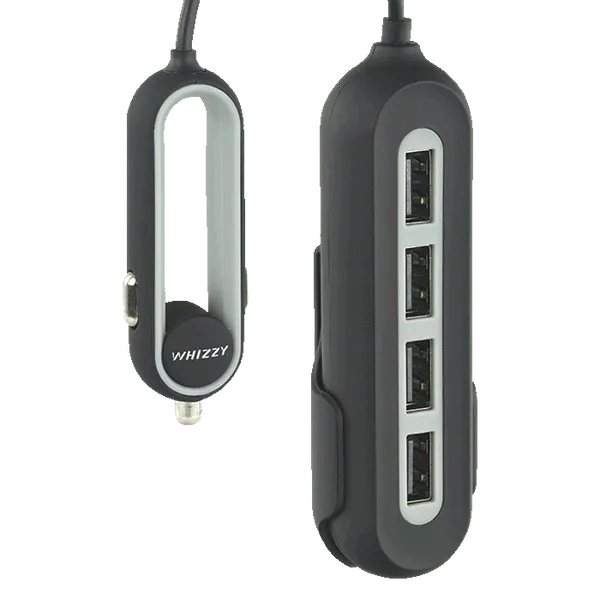 Whizzy 4 Port USB Car Charger Whizzy 4 Port USB Car Charger