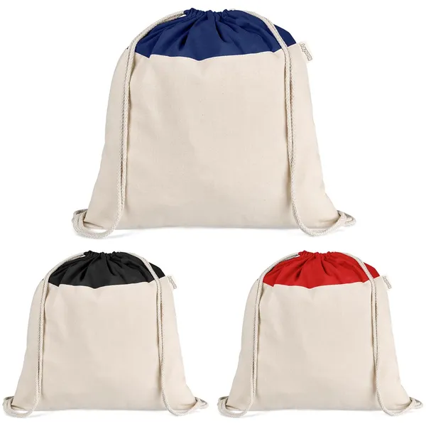 Kooshty Dominica Jumbo Cotton Drawstring Bag Kooshty Dominica Jumbo Cotton Drawstring Bag