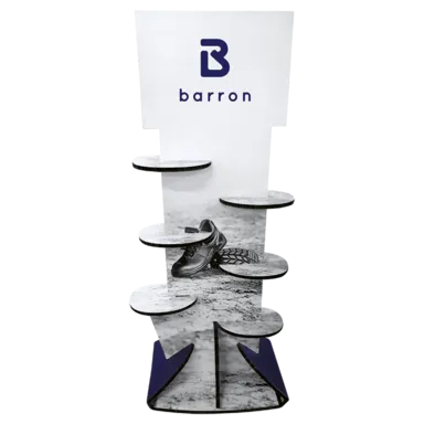 Barron 6 Level Shoe Display Stand Barron 6 Level Shoe Display Stand