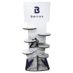 Barron 6 Level Shoe Display Stand Barron 6 Level Shoe Display Stand