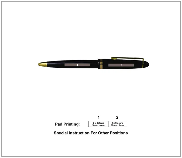 Zee Ballpoint Pen With Trim Zee Ballpoint Pen With Trim