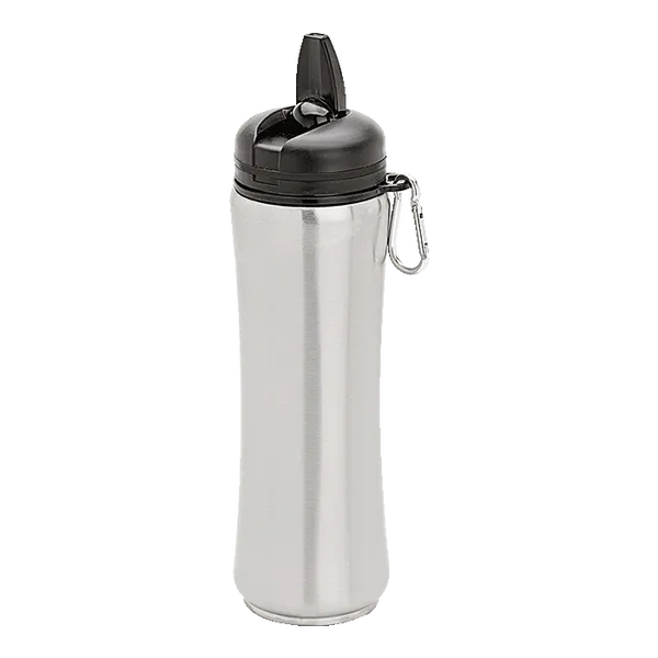 750ml Stainless Steel Bottle with Carabiner 750ml Stainless Steel Bottle with Carabiner