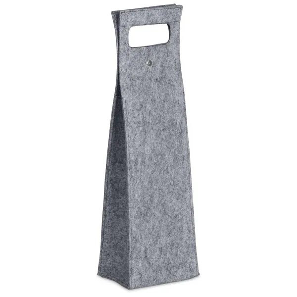 Hoppla Velto RPET Felt Single Wine Bottle Carrier Hoppla Velto RPET Felt Single Wine Bottle Carrier