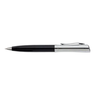 Charles Dickens Ballpoint Pen With Chrome Trims Charles Dickens Ballpoint Pen With Chrome Trims