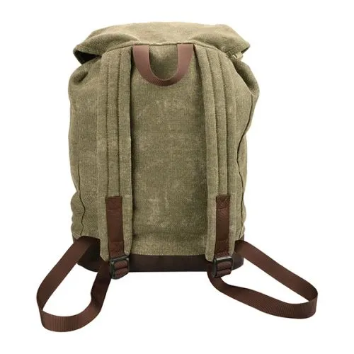 Canvas and Leather Backpack Canvas and Leather Backpack