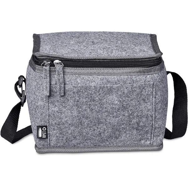 Okiyo Reitoko Recycled PET Felt Lunch Cooler - 6-Can Okiyo Reitoko Recycled PET Felt Lunch Cooler - 6-Can