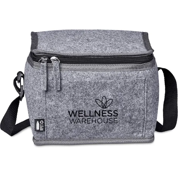 Okiyo Reitoko Recycled PET Felt Lunch Cooler - 6-Can Okiyo Reitoko Recycled PET Felt Lunch Cooler - 6-Can
