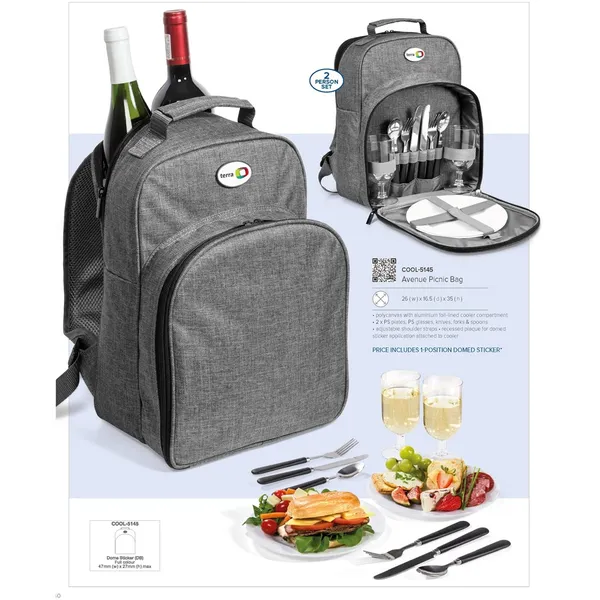 Avenue 2-Person Picnic Backpack Cooler Avenue 2-Person Picnic Backpack Cooler