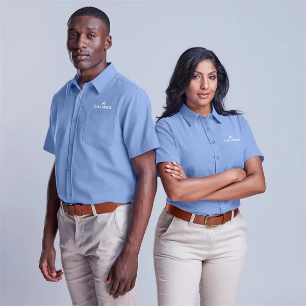 Ladies Short Sleeve Oxford Shirt Ladies Short Sleeve Oxford Shirt