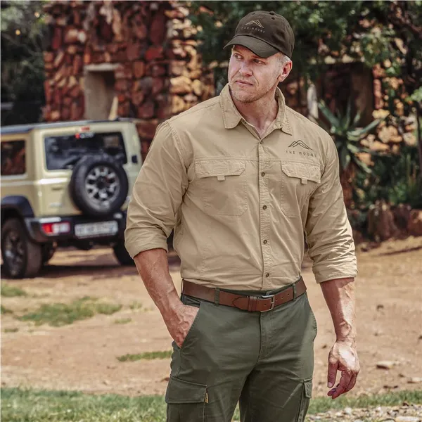 Mens Long Sleeve Mawenzi Twill Shirt Mens Long Sleeve Mawenzi Twill Shirt