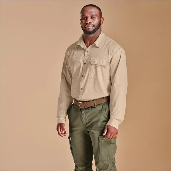Mens Long Sleeve Mawenzi Twill Shirt Mens Long Sleeve Mawenzi Twill Shirt