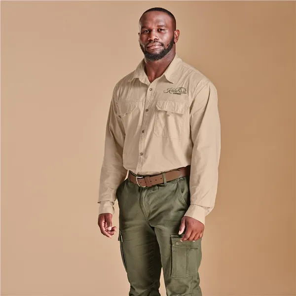 Mens Long Sleeve Mawenzi Twill Shirt Mens Long Sleeve Mawenzi Twill Shirt
