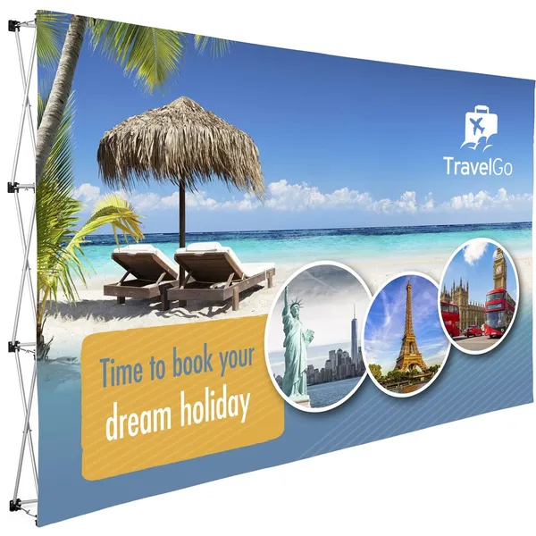 Legend Straight Banner Wall 3.7m x 2.25m Legend Straight Banner Wall 3.7m x 2.25m