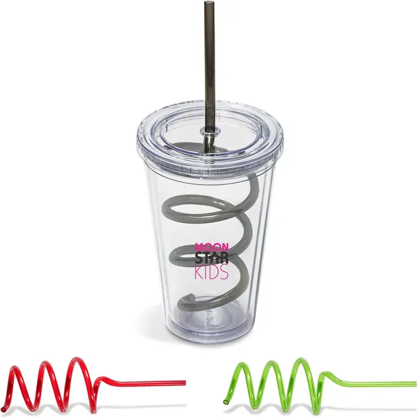 Malibu Tumbler & Twisty Straw Tumbler Malibu Tumbler & Twisty Straw Tumbler