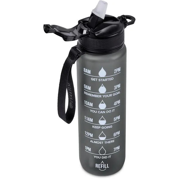 Eva & Elm Neptune Plastic Water Bottle - 1 Litre Eva & Elm Neptune Plastic Water Bottle - 1 Litre