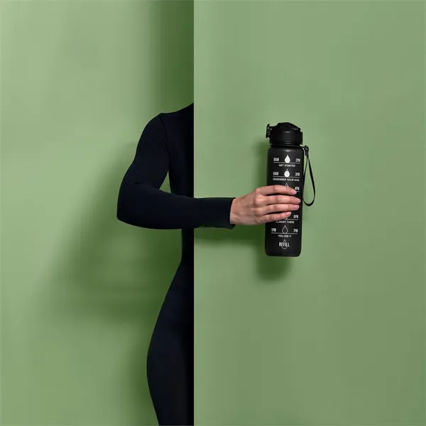 Eva & Elm Neptune Plastic Water Bottle - 1 Litre Eva & Elm Neptune Plastic Water Bottle - 1 Litre