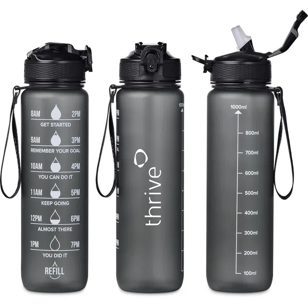 Eva & Elm Neptune Plastic Water Bottle - 1 Litre Eva & Elm Neptune Plastic Water Bottle - 1 Litre