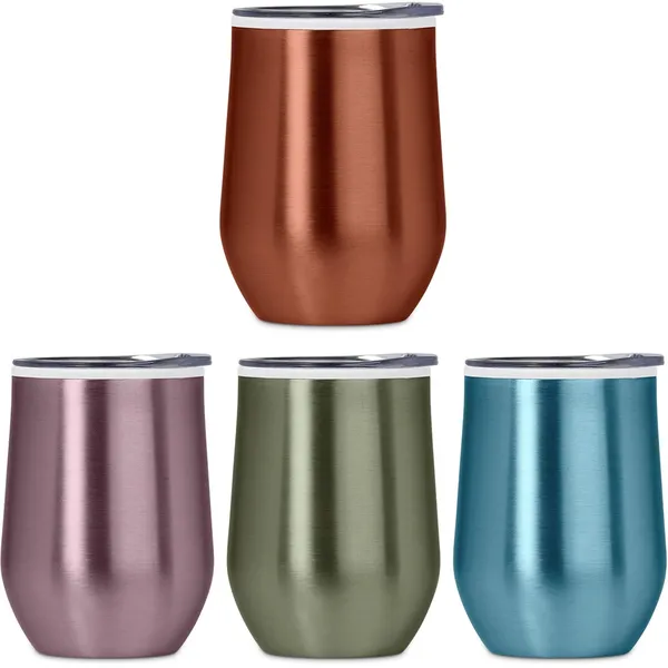 Serendipio Vogue Madison Stainless Steel & Plastic Double-Wall Tumbler - 350ml Serendipio Vogue Madison Stainless Steel & Plastic Double-Wall Tumbler - 350ml