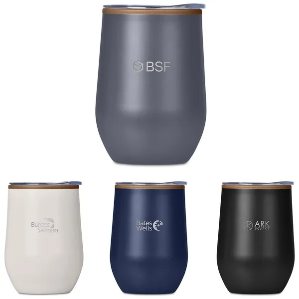 Serendipio Ovolo Stainless Steel & Plastic Double-Wall Tumbler – 350ml Serendipio Ovolo Stainless Steel & Plastic Double-Wall Tumbler – 350ml