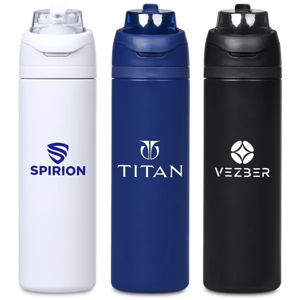 Slazenger Ranger Stainless Steel Vacuum Water Bottle - 700ml Slazenger Ranger Stainless Steel Vacuum Water Bottle - 700ml