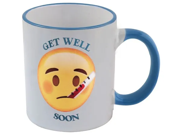 Emoji Get Well Soon - Sublimation Mug Emoji Get Well Soon - Sublimation Mug