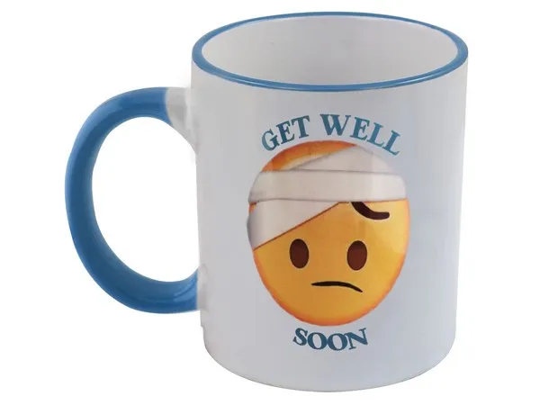 Emoji Get Well Soon - Sublimation Mug Emoji Get Well Soon - Sublimation Mug