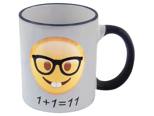 Emoji Nerd - Sublimation Mug Emoji Nerd - Sublimation Mug