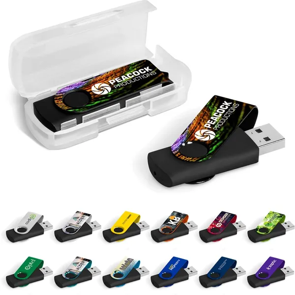 Axis Gyro Black Flash Drive - 32GB Axis Gyro Black Flash Drive - 32GB