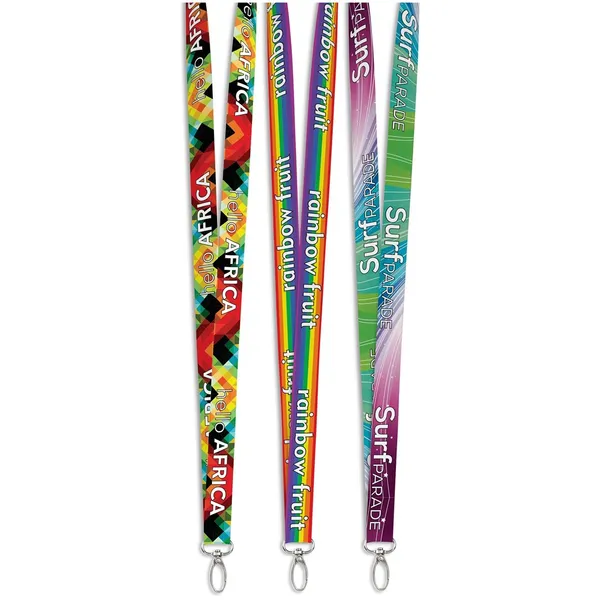Lobster Clip Double-Sided Sublimation Petersham Lanyard Lobster Clip Double-Sided Sublimation Petersham Lanyard