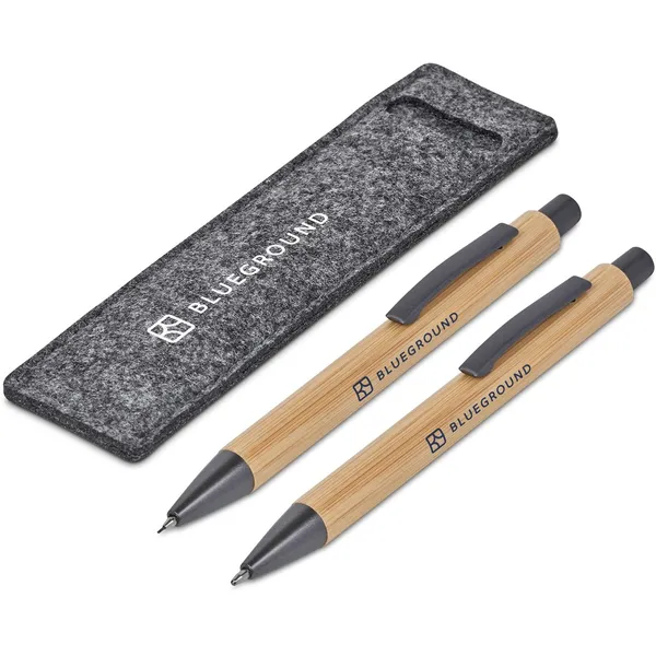 Okiyo Jona Bamboo Ball Pen & Pencil Set Okiyo Jona Bamboo Ball Pen & Pencil Set