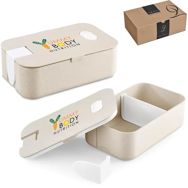 Okiyo Machi Wheat Straw Lunch Box Okiyo Machi Wheat Straw Lunch Box